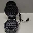 UVFAST Mini Waffles Maker with 8 Removable Plates, 4 in 1 Small Waffle Maker Mini- Waffle, Heart Waffle, Pancake, Donut, 4.5" Non Stick Waffle Iron for Kids and Families, Black