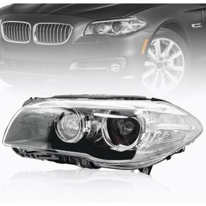 63117343905 Left HID Xenon Headlight Adaptive AFS Compatible with BMW 535i 528i 550i M550 M5 F10 2014-2016 (LH) Need Faultless or New Programmed Original TMS Module (US version)