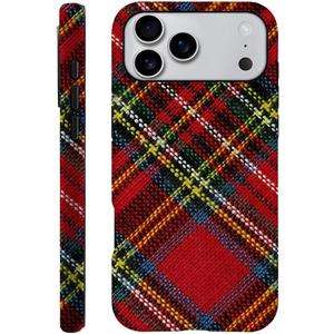 DAIZAG Case Compatible with iPhone 17 Pro Max,Durable Shock Protection Cover for Girl Women,Christmas Tartan Plaid