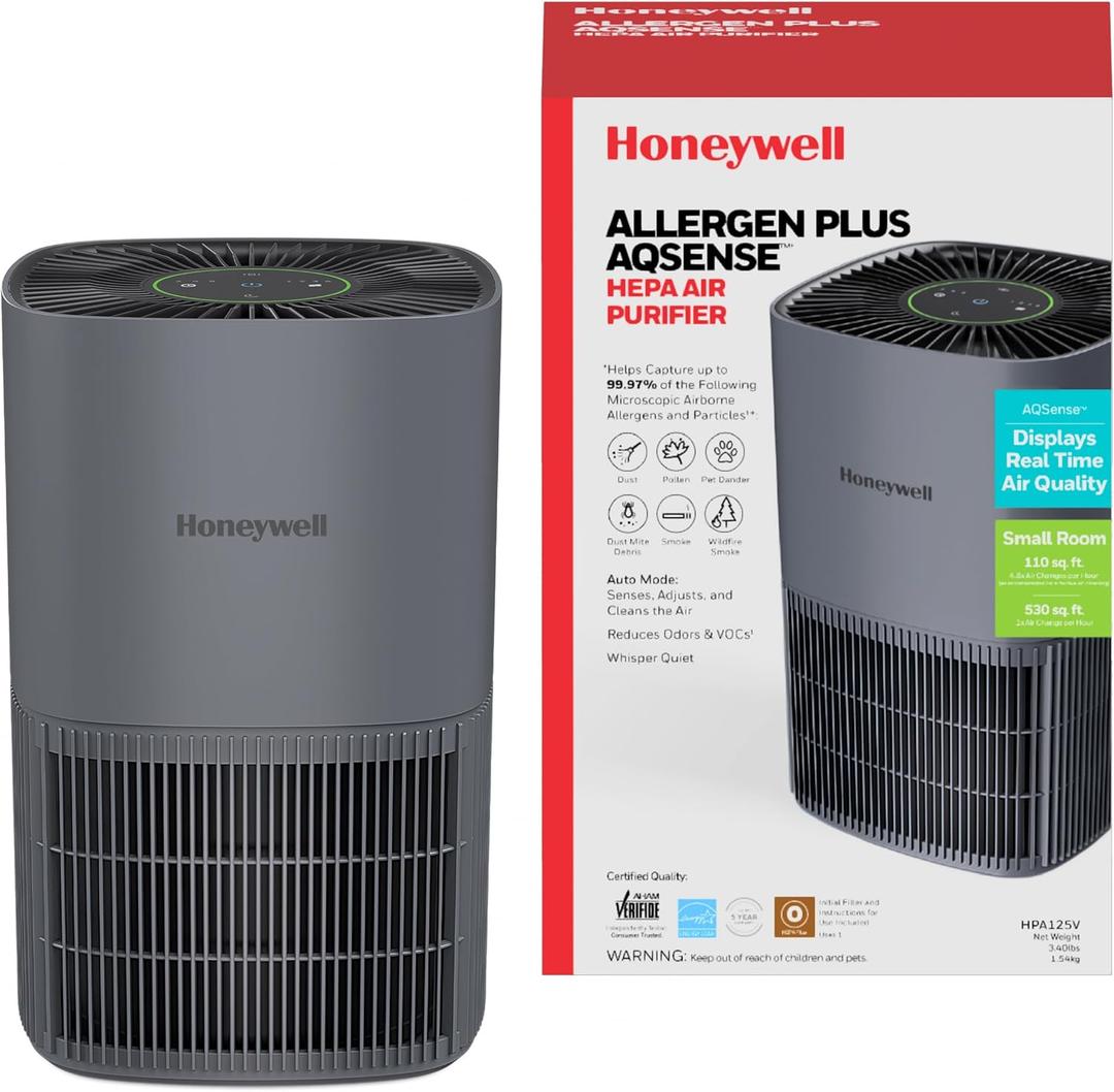Honeywell Allergen Plus Compact Small Room HEPA Air Purifiers