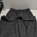 OYOANGLE Men's Baggy Wide Leg Pants Zipper Fly Pleated Trousers Business Casual Dress Pants with Pocket, Large