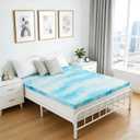 IULULU Twin Size Mattress Topper, 2 Inch Gel Memory Foam Topper, Light Comfort Upgrade, CertiPUR-US Certified