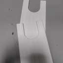 an Oval Hole White Faucet Mat for Kitchen Sink Bathroom 17.32" x 4.6" Kitchen Faucet Absorbent Mat Diatomite Splash Guard Quick Drying Stone Drip Catcher Hole 6.22" x 2.28"