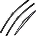 3Pcs Factory Windshield Wiper Blade for Mazda CX-5 CX-9 02/2017-2021 2022 2023, Original Equipment Windshield Wiper Blades Set for My Car- 24"/18"/14"(Set of 3)