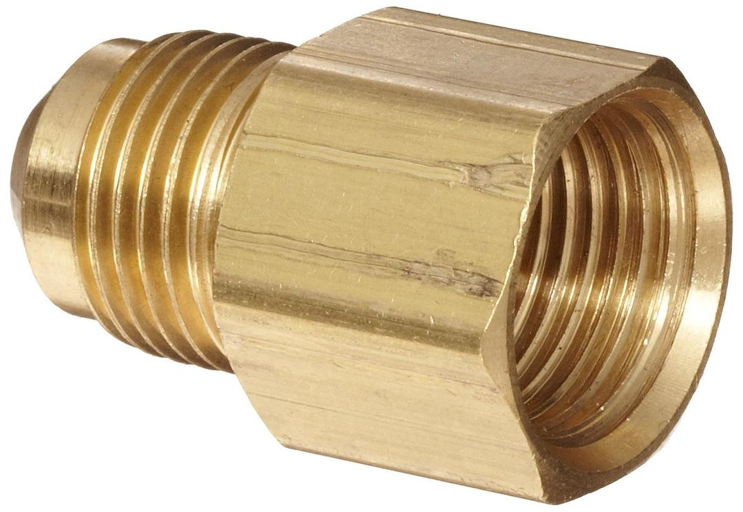 Anderson Metals-54046-0806 Brass Tube Fitting, Coupling, 1/2" Flare x 3/8" Female Pipe Anderson Metals-54046-0806 Brass Tube Fitting, Coupling, 1/2" Flare x 3/8" Female Pipe