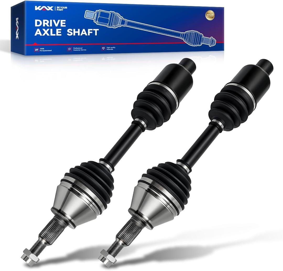 KAX CV Axle Front Driver and Passenger Side Fit for Ram 1500 2012-2022 5.7L/2013-2022 3.6L/2014-2018 2020-2022 3.0T/2012-2013 4.7L/2012 3.7L, 1500 Classic 2019-2020 5.7L/3.6L, 2019 3.0T, CV Axle Shaft