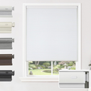 Joydeco No Drill Cordless Blackout Cellular Shades, 30" W x 64" H, White