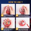 JIN BD Wrist Trainer Ball Auto-Start Gyroscopic Forearm Exerciser Gyro Ball for Strengthen Arms, Fingers, Grip and Muscles