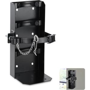 Heavy Duty Fire Extinguisher Bracket，Wall Mount Fire Extinguisher Holder-St12 Steel, Fit 30 lb Dry/20 lb CO2 Extinguisher for School Boat Truck Replace amerex 811, 3-Yr Service