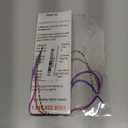 Feather Hair Extension  Dark Purple and Natural Brown Feathers, all bonded together, ranging from 4 to 7 inches in length, with a total of five authentic feathers