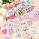 Hahafelt 72 Pcs Colorful Christian Embroidered Iron on Patches Motivational Bible Verse Religious Sew on Applique Patches for Hat Backpack Jacket Clothes DIY Accessories Decorations