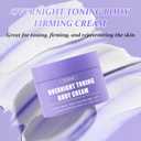 Overnight Toning Whip, Toning Whip Belly, Nighttime Solution, Tightening Gel for All Skin Types  Helps Improve Skin Elasticity & Hydration(200ml/6.8OZ) 1pc