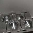 JBHO Set of 4-21 Ounce Hand Blown Italian Style Crystal Burgundy Wine Glasses - Lead-Free Premium Crystal Clear Glass - Gift-Box for any Occasion