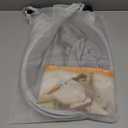 Bassinet Mosquito Net Cover - Half-Blackout Mosquito Net for Baby Crib & Bedside Sleeper, Breathable Crib net with 2-Way Zipper, Sun-Blocking Baby Mosquito Net Cover (Gray-Small)