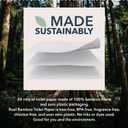 Reel 3-Ply Soft and Strong Bamboo Toilet Paper - 12 Rolls - Toxin-Free, Tree-Free, PFAS Free, BPA Free - Zero Plastic Packaging, Sustainable & Septic Safe