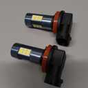 SEALIGHT H10/9145/9140 LED Fog Light Bulbs, 6000K Xenon White, 27 SMD Chips, 360-degree Illumination, Non-polarity, Pack of 2