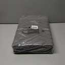 PLEASOR Door Mat for Front Door Entrance, Dirt Trapper Washable Welcome Mat Outdoor Indoor, Non-Slip Waterproof Doormat for Outside/Inside Use, Low Profile Entryway Rug, 47"x32", Grey