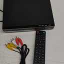 DVD Player, Region Free DVD Players for CD/DVD's, Compact DVD Player Supports NTSC/PAL System with RCA Stable Outputs/USB 128G Input, Contains Remote Control and RCA Cable-Without HDMI Cable