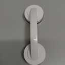 Hordion Suction Cup Door Handle, Suction Grab Bar Bathtub Shower Handle for Glass Doors Windows Kitchen Drawer Cabinet Refrigerator, White