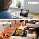 Kenke for iPad 9th Generation Case 2021/iPad 8th Generation Case 2020/iPad 7th Generation Case 2019 iPad 10.2 Inch Case with Left Side Pencil Holder & Hard PC Acrylic Transparent Back Shell (Purple)