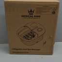 Medical king Foot Spa with Heat and Massage and Jets Includes A Remote Control A Pumice Stone Collapsible Massager with Bubbles and Vibration
