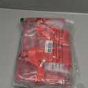 Vorspack Clear Backpack Heavy Duty PVC Transparent Backpack with Reinforced Strap Stitches & Large Capacity for College Workplace Security - Red