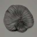 BECUS Gray Hair Topper with Clip in Bangs for Thinning Hair Women, Silver Gray Blend on Dark Base, Daily Wear Hairpiece