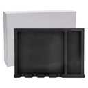 Barber Clipper Tray, Clipper Organizer Razor Case with 4 Notches, Anti-slip Hair Trimmer Holder Tray, Barber Tool Box