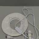 Small Table Lamp, Cute Paper Lamp, Ambient Lighting Lamp, Cozy Bedside Lamp, Minimalist Warm Glow Light for Bedroom Living Room Kids Room Dorm (15in Tall)