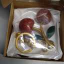 COOLANS 2 Pcs Cherry Keychains Bag Charms Car Key Ring Charm Women Cute Novelty Keychains Leather Handbag Purse Key chains