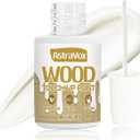 AstraVox Wood Touch Up Paint, 1.5 Oz White Paint for Wood Repair Scratches, Spots and Chips, Strong Adhesion Waterproof Quick Dry for Doors Tables Furniture Kitchen Cabinets Dressers