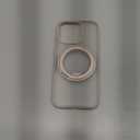 TORRAS 360 Magnetic Stand for iPhone 16 Pro Case, Ostand 3.0 [Fit for MagSafe] [4X Mil-Grade Shockproof] Rotatable Kickstand Cover, Camera Control Button, Translucent Desert Titanium, O3 Fitness