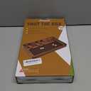 Juegoal Shut The Box Wooden Board Dice Game with 12 Numbers and Lid for Kids Adults Families, 2 Players and Up