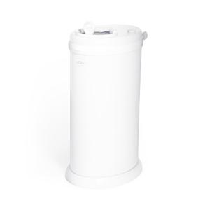 Ubbi Steel Diaper Pail, Odor Locking, No Special Bag Required, Award-Winning, Registry Must-Have, White
