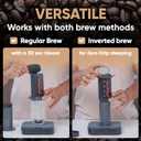 ALTURA The MESH Stainless Steel Filter for AeroPress Coffee Makers Reusable Metal Filter Replacement for Rich Flavor, Travel, and Eco-Friendly Brewing