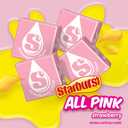 STARBURST All Pink Chewy Candy Bulk Pack, 24 Full Size Packs, Pink Candy Bulk Box (EXP 10/01/27)