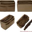 ZTUJO Purse Organizer Insert, Felt Bag Organizer with Metal Zipper, Handbag & Tote Shaper, For Speedy Neverfull Tote, 7 Sizes