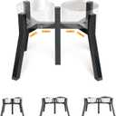 Elevated Dog Bowl Stand for Large Dogs, Adjustable Width 7-10.6", Raised Dog Food Water Holder, 2-in-1 Design, Bowl Not Included