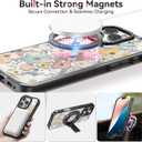 Bouvardia for iPhone 16 Pro Case, Compatible with Magsafe, Cute Design for Women & Girls, Protective & Aesthetic, Floral Theme - Flowers Blossoming (Gray Bumper)