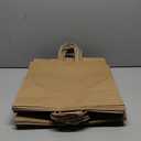BagDream 12x7x12 Paper Bags 50Pcs Brown Paper Bags with Handles, Kraft Shopping Merchandise Retail Bags, Takeout/To Go Bags for Food Delivery, Wider-gusset Recycled Paper Gift Bags