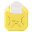 LOONENG 3 Way Chamfer Corner Punch, 3 in 1 Craft Paper Corner Cutter for Paper Crafts, Laminate, Cardstock, Business Card, DIY Projects, Photo, Card Making and Scrapbooking (Yellow)