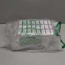 24 Pack Mixed Sizes Rectangular Mini Plastic Containers Clear Plastic Storage Boxes with Hinged Lids and Labels Empty Beads Organizers for Small Items Art Craft Jewelry Projects