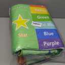 BATATADOCE Kids Rugs for Playroom - Educational Rug with ABC Alphabet,Animals Colors,ABC Rugs for Children Playroom Cartoon Kids Play Mat for Bedroom Decor,Green,5x7 Feet