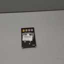 Press on Nails White Short Square Fake Nails with Spring Flower Design Gold Foil Glitter Glue on Nails Full Cover Glossy Reusable Summer False Nails for Women Girls Manicure 24pcs