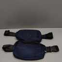 Women Fanny Pack, Women Waist Bag Lightweight Portable for Outdoor (Dark Blue, 2 Pcs)