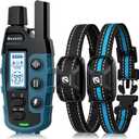 Bousnic Dog Shock Collar 2 Dogs (5-120Lbs) - 3300 ft Waterproof Training Collar for Dogs Large Medium Small with Rechargeable Remote, Beep (1-8) Vibration (1-16) and Humane Shock (1-99) Modes (Blue)