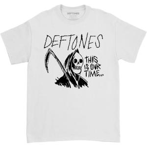 Deftones Unisex Adult Deftones This is Our Time Tee (White, M)
