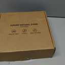 Marble Decorative Bowl for Kitchen Counter, Natural Travertine Serving Bowl with,Modern Display Bowl for Dining Table Centerpiece Home Decor(7.8 Inch) (yellow)