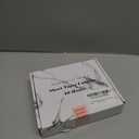 LPUSA Red Short Taper Candle Crystal Candlesticks Dripless Tapered Candles for for Holiday Wedding Party Wax Unscented Dinner 6 inch Set of 4