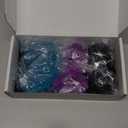 FitBeast Stress Balls for Adults, Hand Exercise Balls 6 Pack, Stress Relief & Grip Strength Trainer, Squishy Balls & Squeeze Balls for Arthritis, Carpal Tunnel, Hand Therapy with 3 Resistance Levels (Teal Blue, Amethyst Purple, Midnight Black)